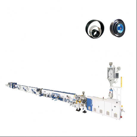 Marine HDPE Pipe linea extrusionem