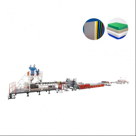 PP, PE, ABS, PVC Crassa quoque lamina linea extrusionem