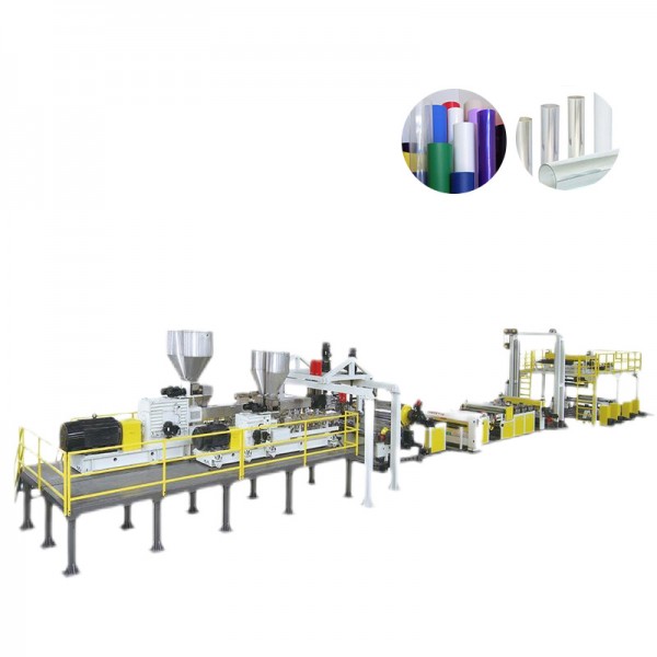 Didymus stupra Dryer-liberum Vented PET Sheet extrusionem linea