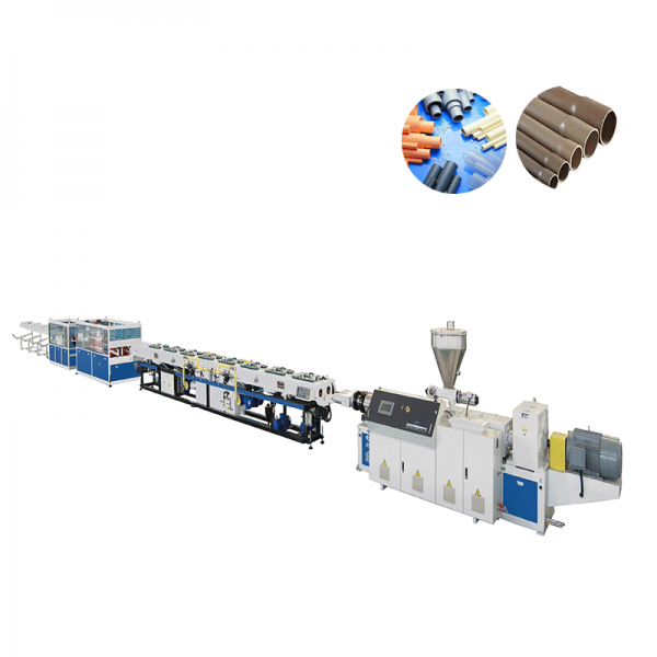 UPVC/CPVC Extrusio Dual-strans Extrusio Linea quattuor